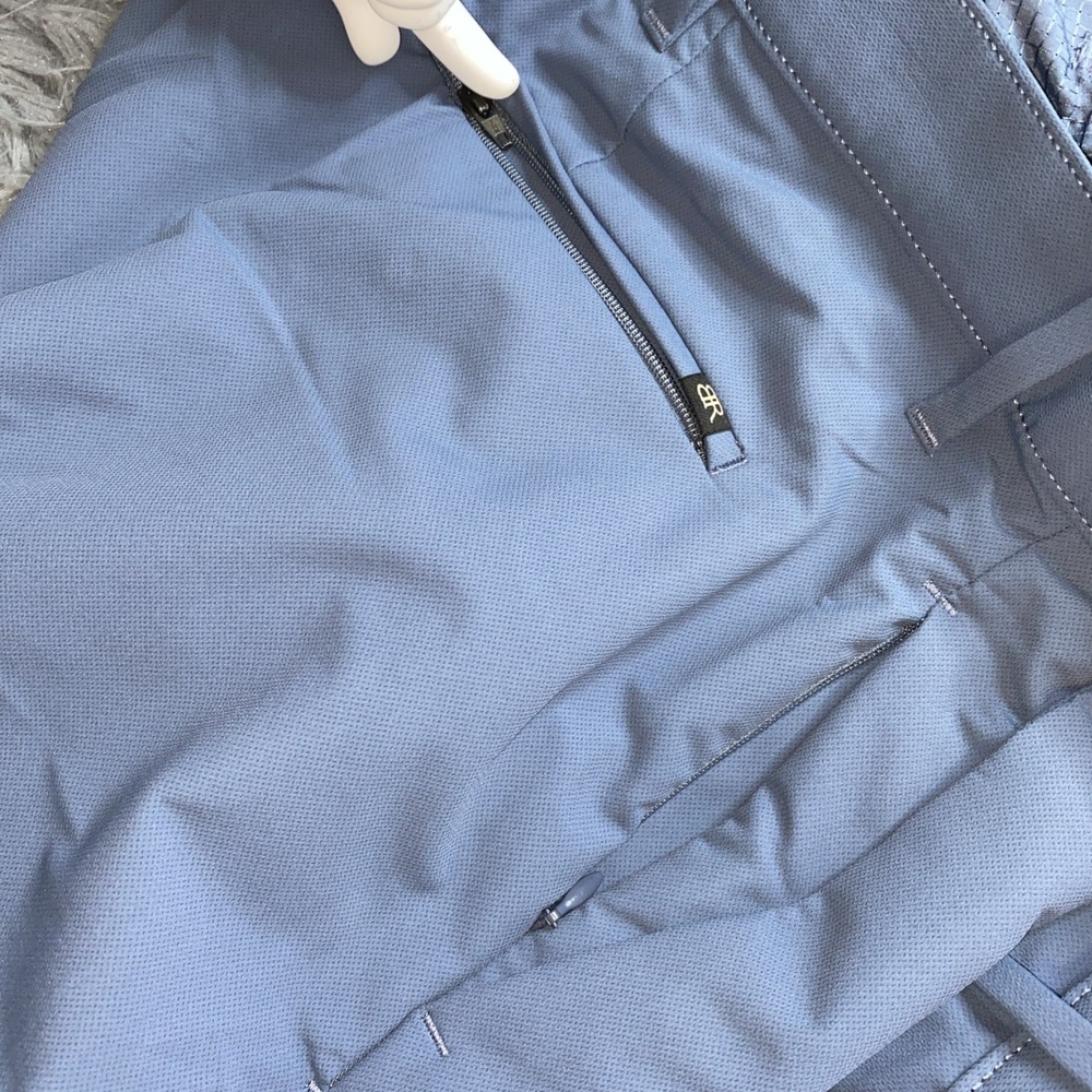 Banana Republic Men's 40x32 Flat Front Pant China Blue 100% Polyester - Picture 9 of 9